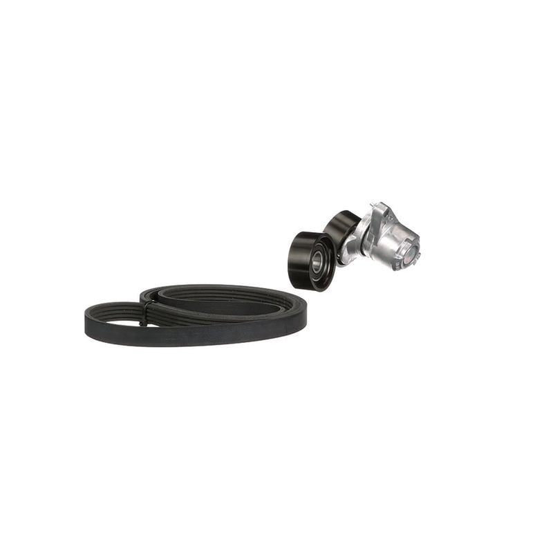 Gates V-Ribbed Belt Set fits Dacia Logan 2004 on 1.4 1.6