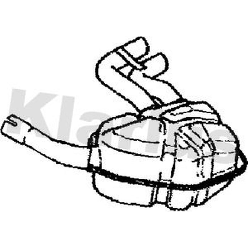 Klarius Box With Tail Pipe Rear fits Mini Mini 2002-2008