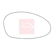 Apec Exterior Wing Mirror Glass Right fits BMW 1 2004-2013