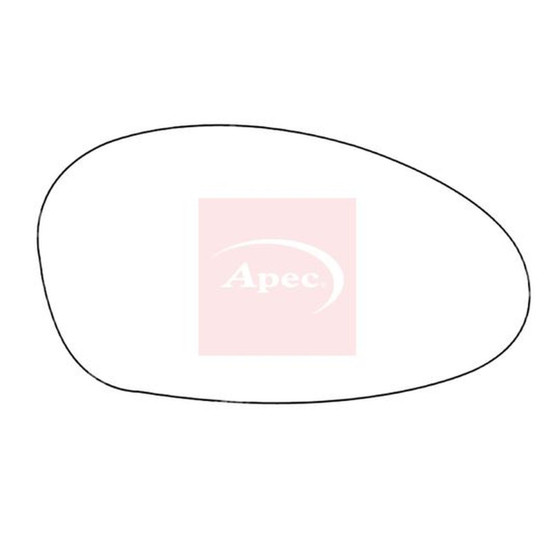 Apec Exterior Wing Mirror Glass Right fits BMW 1 2004-2013