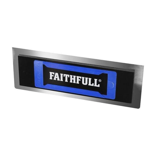 Faithfull Stainless Steel Flexifit Trowel with Foam 14in Faithfull - NN4 Online
