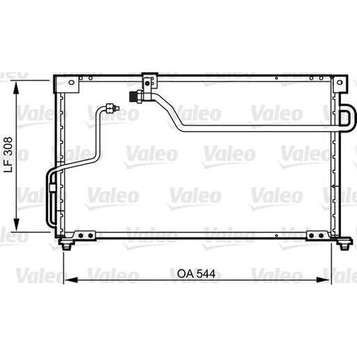 Valeo Air Conditioning Condenser 814254