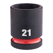 Milwaukee Hex Socket Shw 1/2 Std 21mm-1Pc 4932480315 Milwaukee - Dynamic Drive
