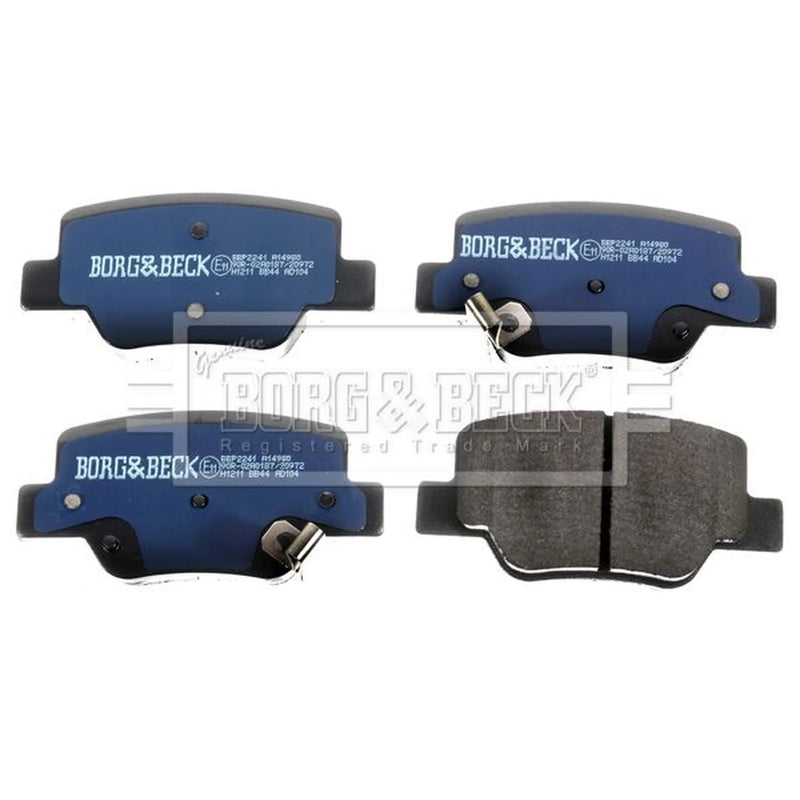 Borg & Beck Front & Rear Brake Discs & Pads fits Toyota Verso 2012-2018 2.0