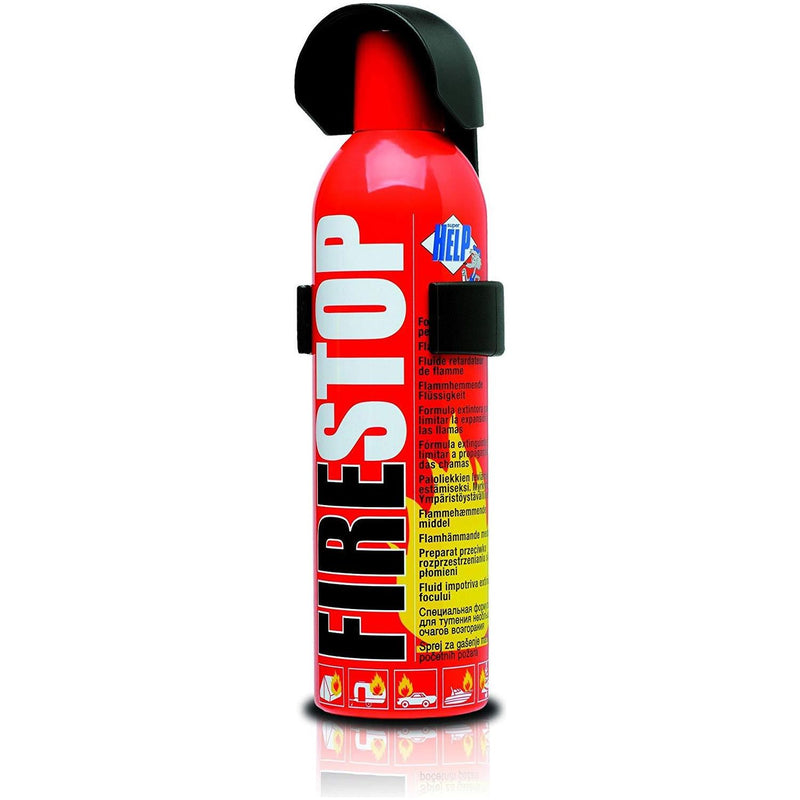 Compact Fire Stop Extinguisher Flame Retardant Home Caravan Car Van Boat 400ml Fire Stop  - Dynamic Drive