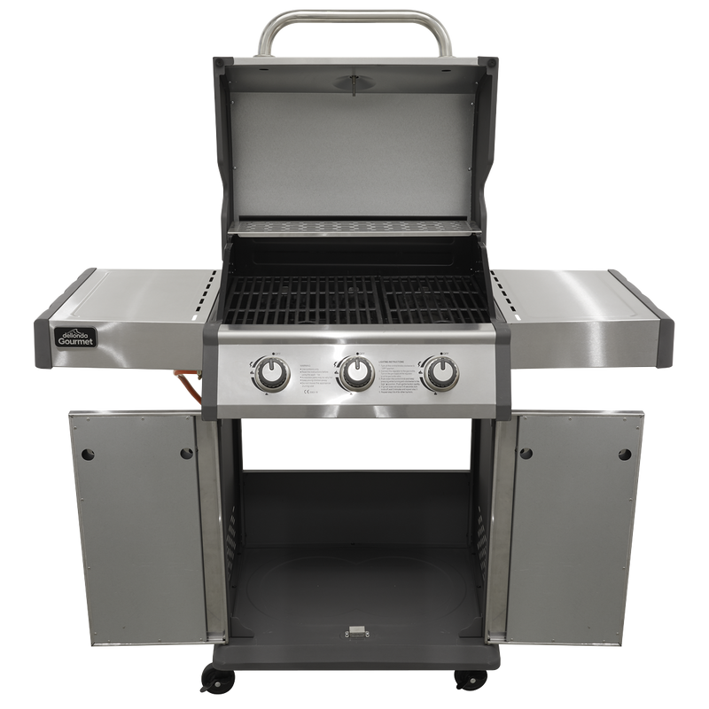 Dellonda 3 Burner Deluxe Gas BBQ Dellonda  - Dynamic Drive