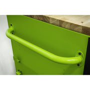 Superline PRO Black Edition Mobile Trolley Wooden Worktop Hutch 2 Drawer Riser Superline Pro - Dynamic Drive