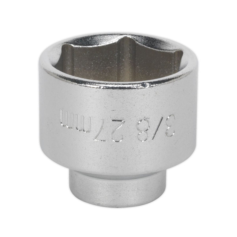 Sealey Oil Filter Socket Low Profile  27mm 3/8" Square Drive A Class Garage Sealey  - Dynamic Drive