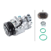Hella Air Conditioning Compressor fits Opel Astra G 1998-2005 1.4 1.6 1.8 2.0