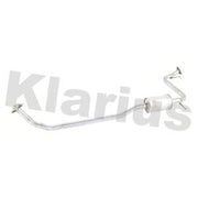 Klarius Box With Centre Pipe Centre fits Honda Jazz IV 2015 on 1.3
