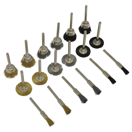 Sealey Rotary Tool Brush Set 18pc RTA18WB Sealey - Dynamic Drive