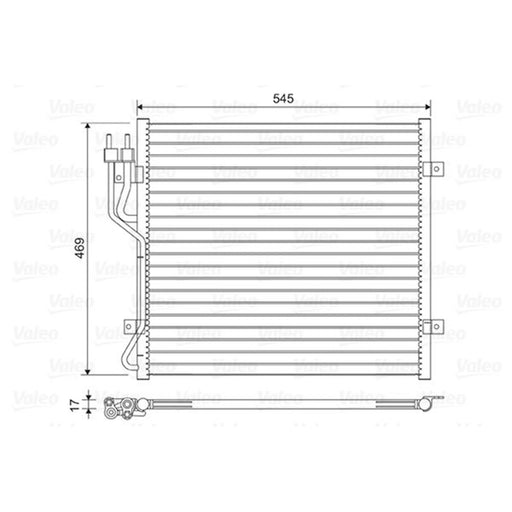 Valeo Air Conditioning Condenser 814439