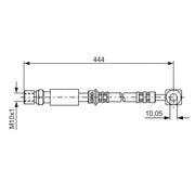 Bosch Brake Hydraulic Hose Line Front fits Saab 9-5 1997-2009