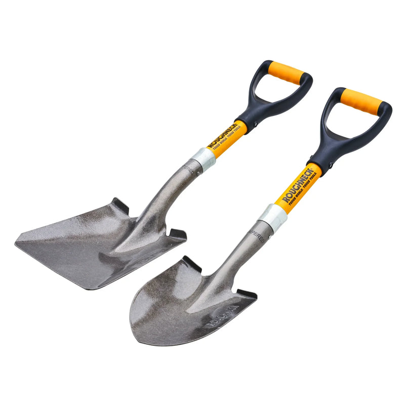 XMS Roughneck Bulk & Round Micro Shovel Twin Pack - 68-012