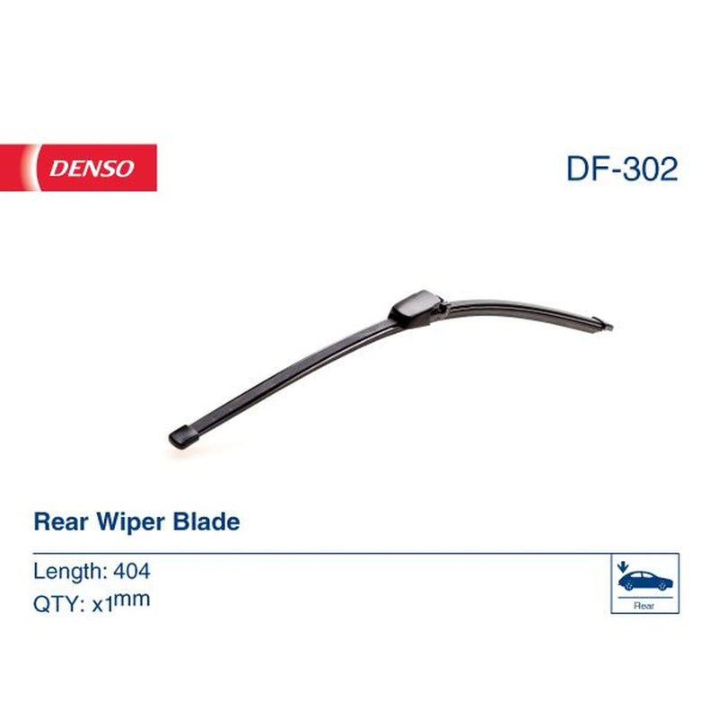 Denso Front & Rear Wiper Blade Set fits VW Touran 2003-2010 1.4 1.6 1.9 2.0