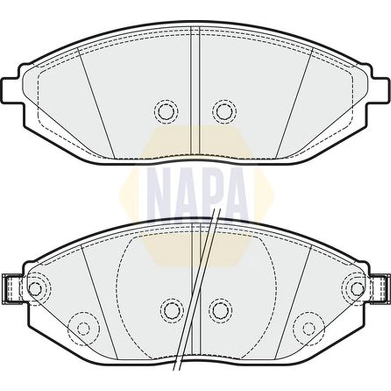 NAPA Front Brake Pad Set NBP1207