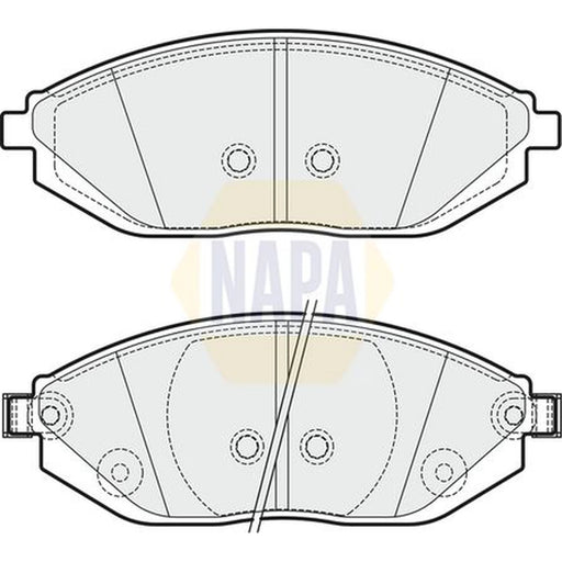NAPA Front Brake Pad Set NBP1207