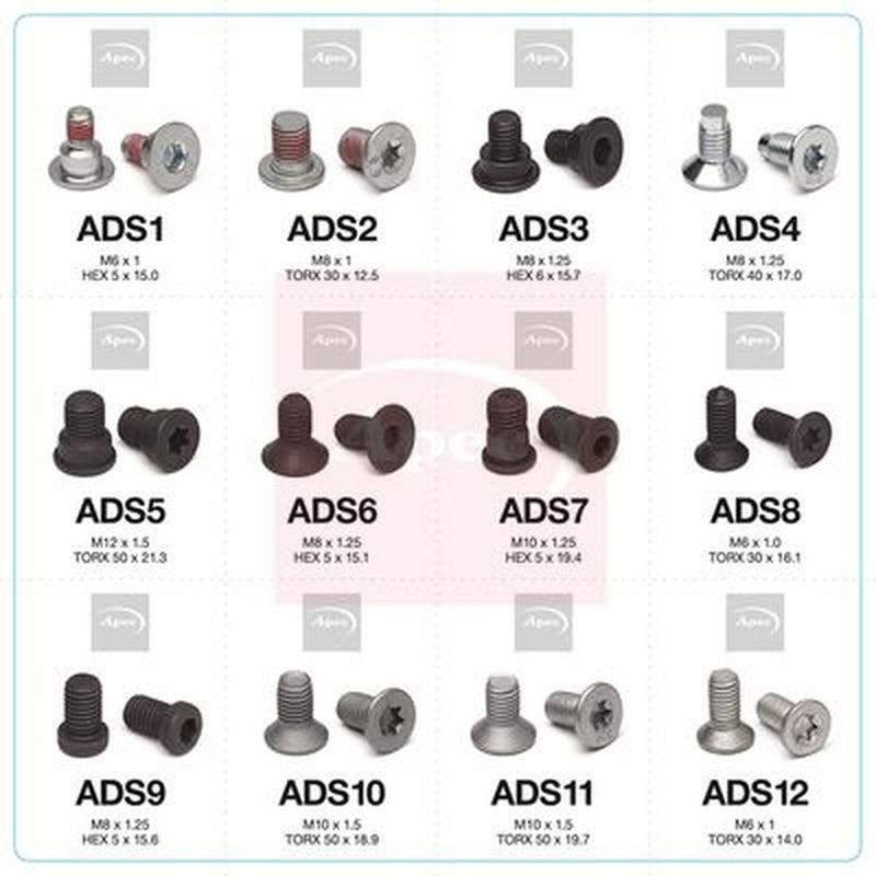 Apec Brake Disc Bolt