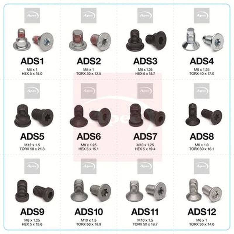 Apec Brake Disc Bolt ADS58