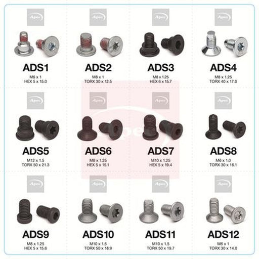 Apec Brake Disc Bolt