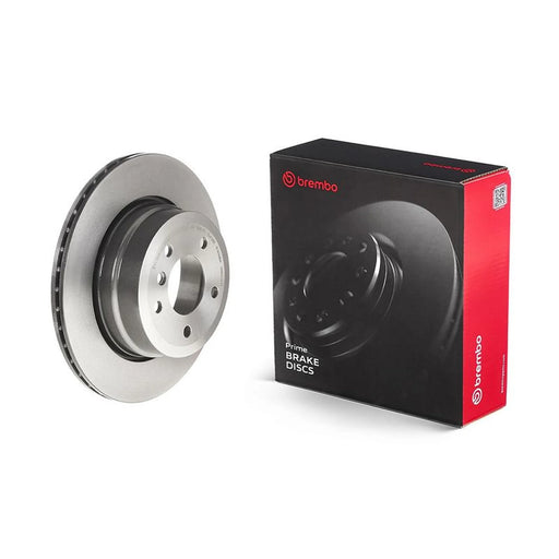 Brembo 2 x Internally Vented Brake Discs fits BMW 5 2004-2010