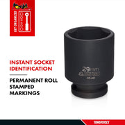 Teng Tools 1/2" Impact Socket DIN Metric 30mm Teng Tools - Dynamic Drive