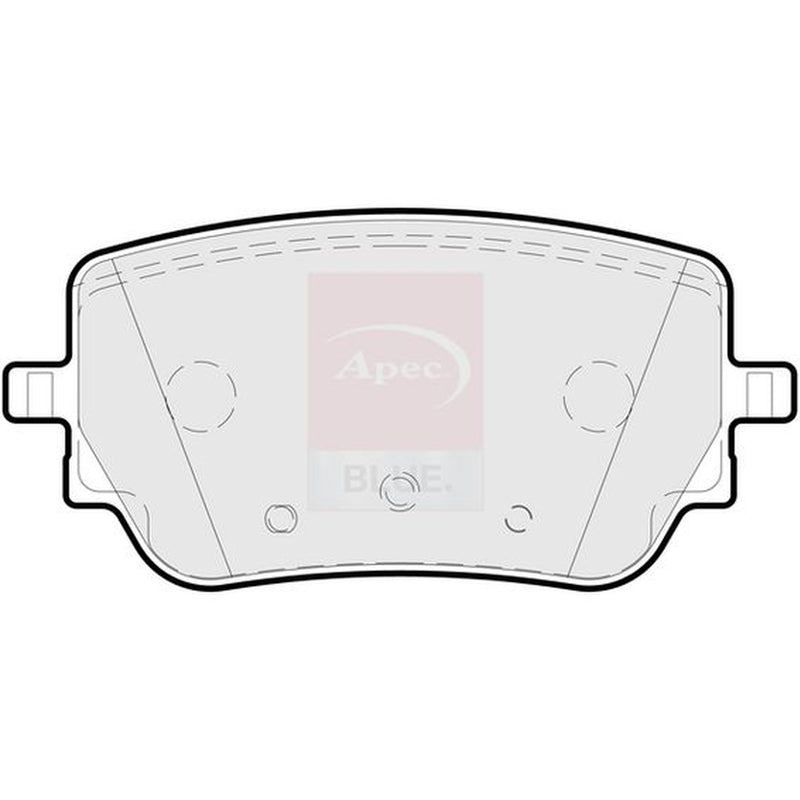 Apec Rear Brake Pad Set fits Mercedes-Benz A-Class 2018-2019