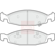 Apec Front Brake Pad Set fits Jeep Grand Cherokee 1999-2005 2.7 3.1 4.7