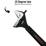 Teng Tools Adjustable Wrench Wide Jaw 250mm Teng Tools - Dynamic Drive