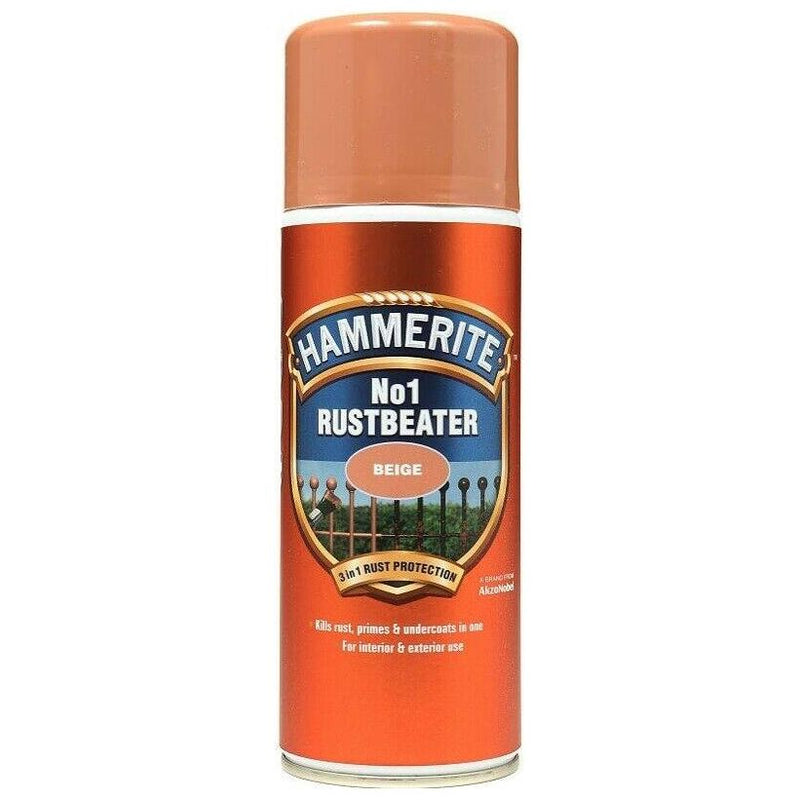 Hammerite NO.1 Rust Beater Aerosol Anti Corrosion Protection Spray 400ml Hammerite - Dynamic Drive