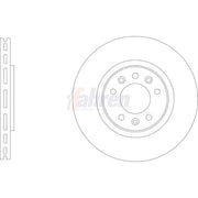 Fahren 2 x Rear Brake Discs FBD6981-x2