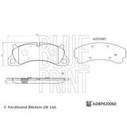 Blue Print Front Brake Pad Set fits Porsche 911 2011-2019 3.8