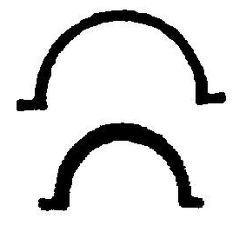 BGA Oil Sump Gasket Set Wide Thick fits Renault 11 1983-1988 1.1 1.2 1.4
