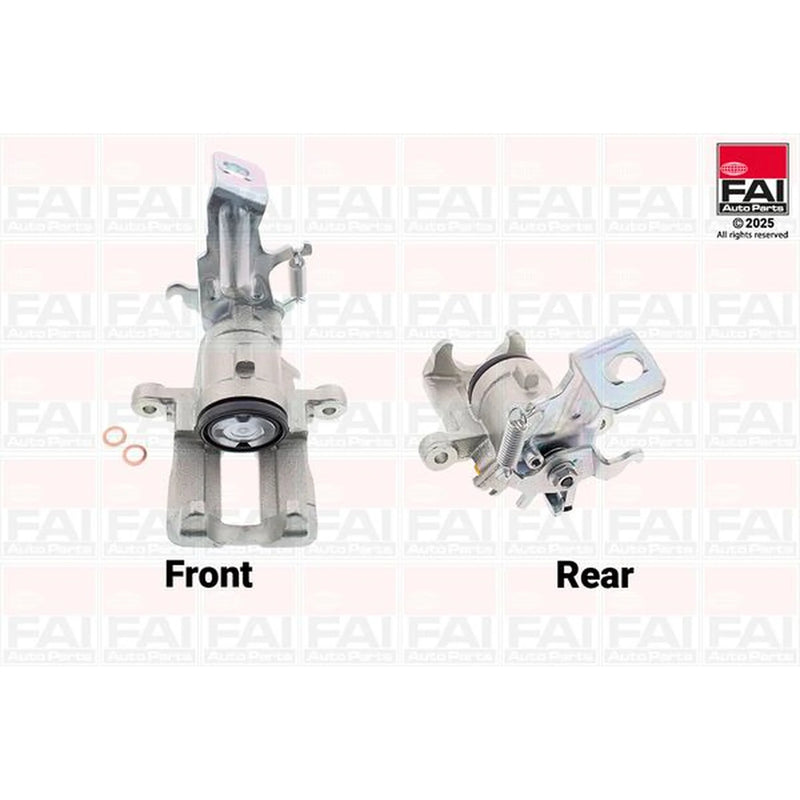 FAI Brake Caliper Assembly Rear Right fits Nissan Almera 2000-2006 1.5 1.8
