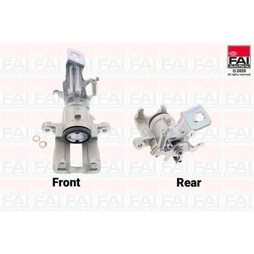 FAI Brake Caliper Assembly Rear Right fits Nissan Almera 2000-2006 1.5 1.8