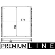 Mahle Low-Temperature Radiator fits Man Tgs I 2007-2021