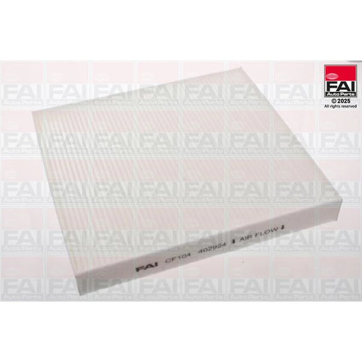 FAI Cabin Air Filter (Pollen Filter) fits Audi A3 2012-2022