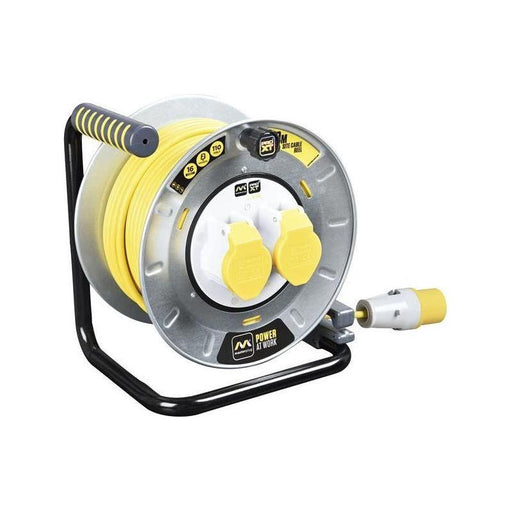 Masterplug PRO-XT Metal Cable Reel 110V 16A Thermal Cut-Out 30m Masterplug - NN4 Online