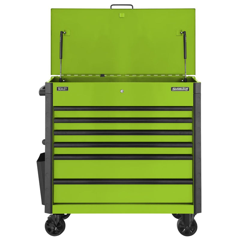 Superline Pro Tool Trolley 6 Drawer - Green AP366HV Superline Pro - Dynamic Drive