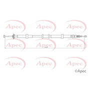 Apec Handbrake Cable Left Rear fits Fiat Panda 2012 on 0.9 1.3