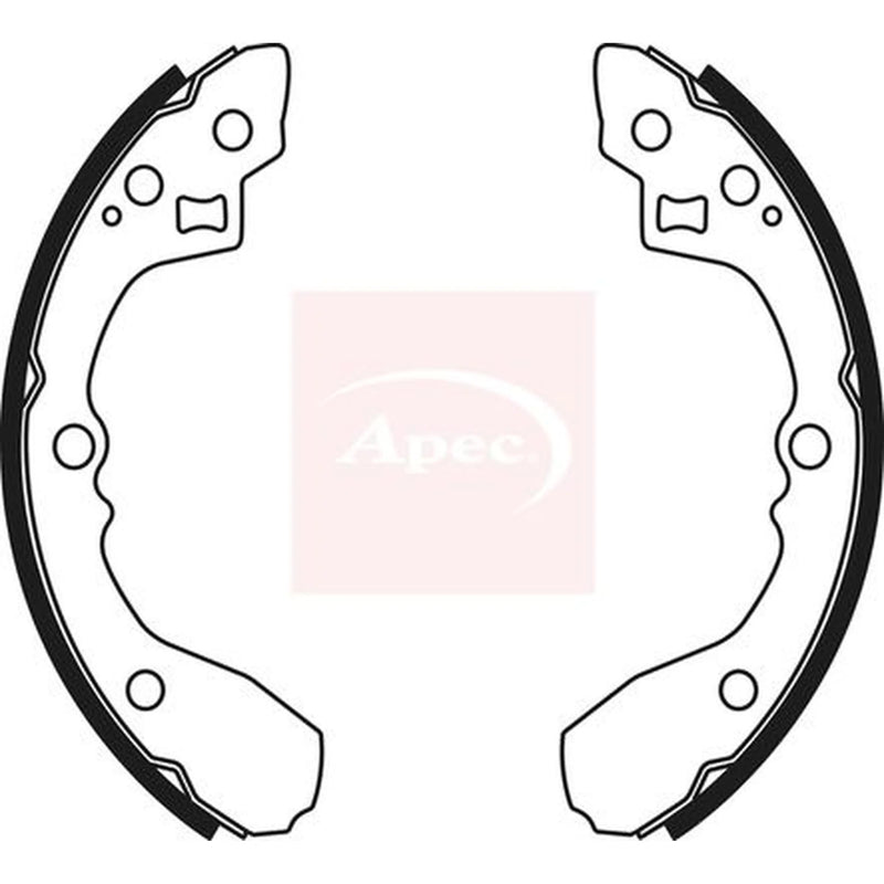 Apec Brake Shoe Set Axle Kit SHU789