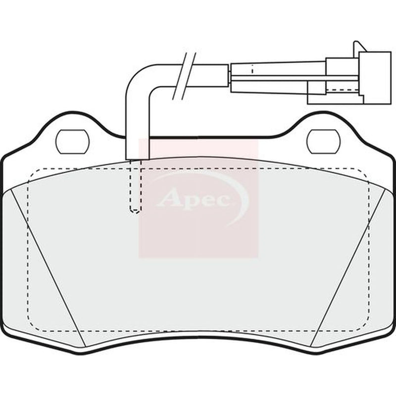 Apec Front Brake Pad Set PAD1150