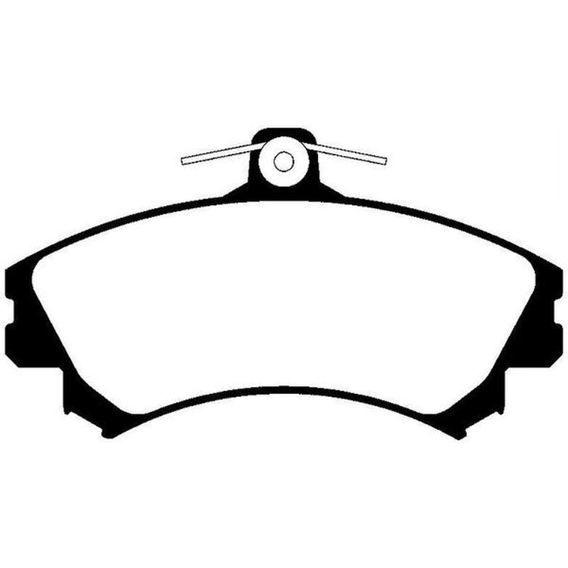 Abtex Front Brake Pad Set fits Mitsubishi Carisma 1995-2006 1.6 1.8 1.9