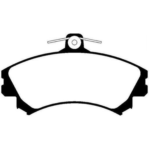 Abtex Front Brake Pad Set fits Mitsubishi Carisma 1995-2006 1.6 1.8 1.9