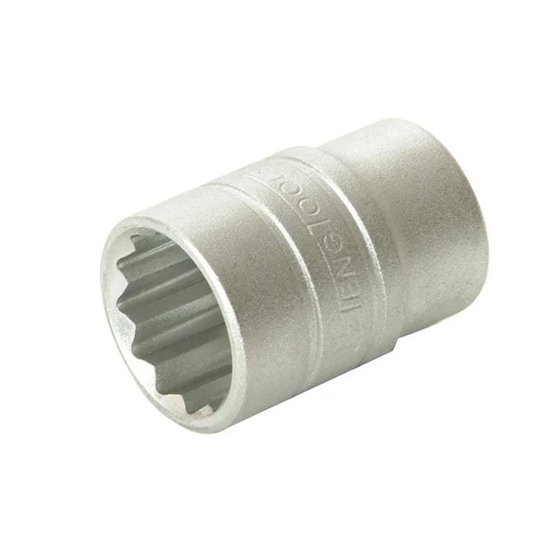 Teng Bi-Hexagon Socket 12-Point Regular A/F 1/2in Drive 5/8in - TENM120120
