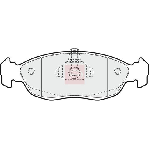 Apec Front Brake Pad Set fits Citroën Saxo 1996-2004 1.4 1.6