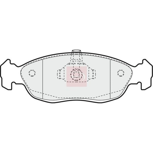 Apec Front Brake Pad Set PAD951