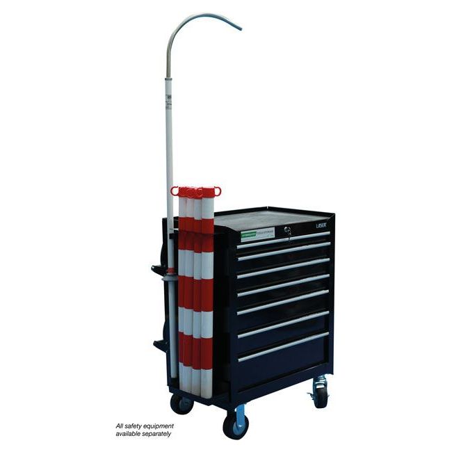 Laser Hybrid/EV Roller Cabinet 7 Drawer with Brackets 8248 Laser - Dynamic Drive