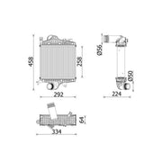 Mahle Intercooler (Charge Air Cooler)