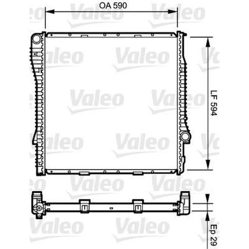 Valeo Engine Radiator 734895